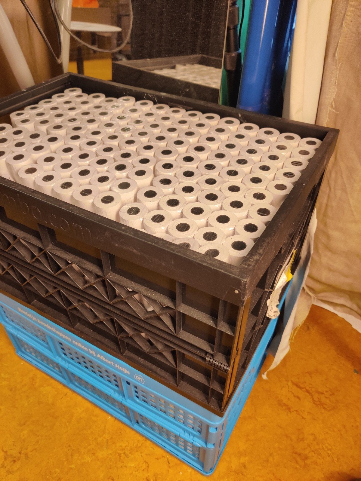 4 grote kratten thermorollen / bonnenpapier voor printers, Ophalen of Verzenden, Nieuw, Overige typen