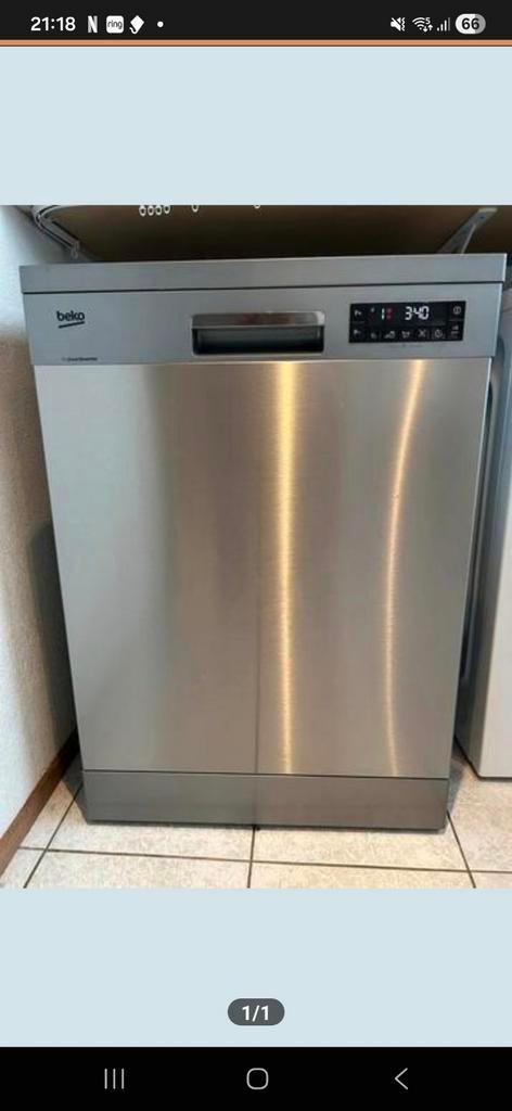Beko DFN26220X2 vaatwasser met lichte lekkage, Witgoed en Apparatuur, Vaatwasmachines, Ophalen, Inbouw, Minder dan 85 cm