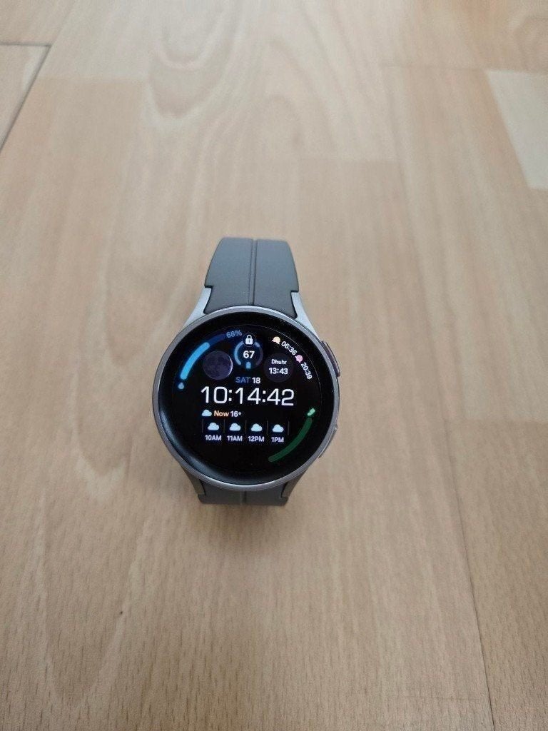 Samsung Galaxy Watch 5 pro, Ophalen of Verzenden, Zo goed als nieuw, Waterdicht, Android