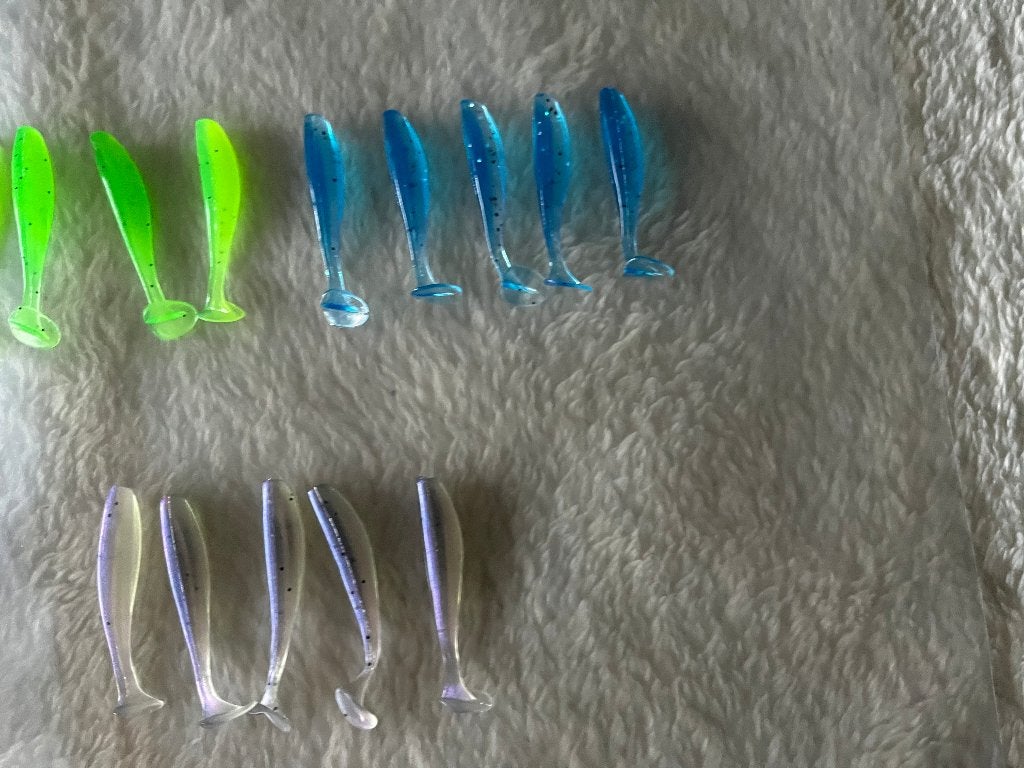 adv 145 /  NIEUW mixset 25 dropshot shads 4cm, Ophalen of Verzenden, Nieuw, Overige typen