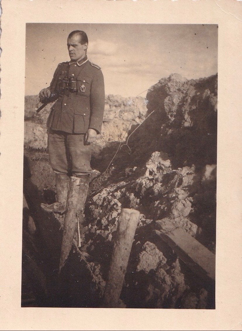 Foto Alpenjager, Ophalen of Verzenden, Landmacht, Overige gebieden, Foto of Poster
