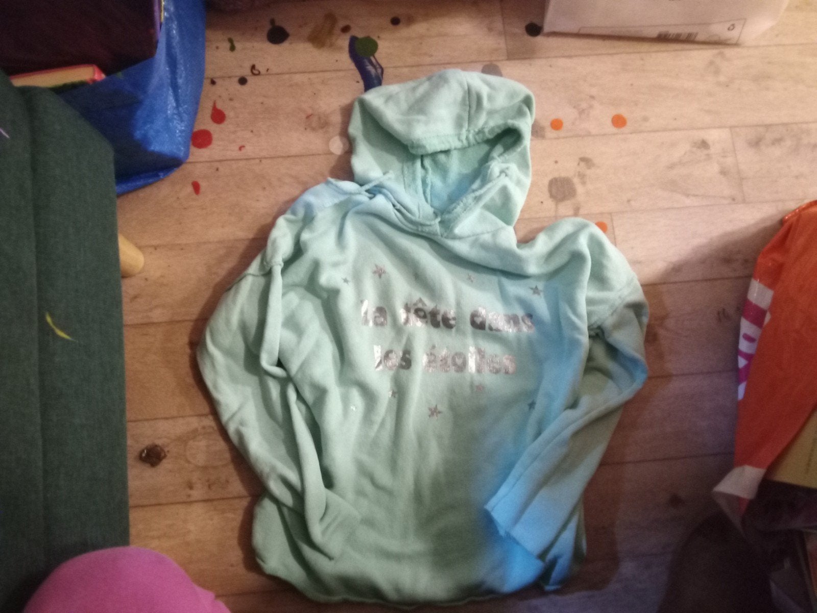 mooie trui m/s kleur lichtblauw €10, Ophalen of Verzenden, Zo goed als nieuw, Blauw