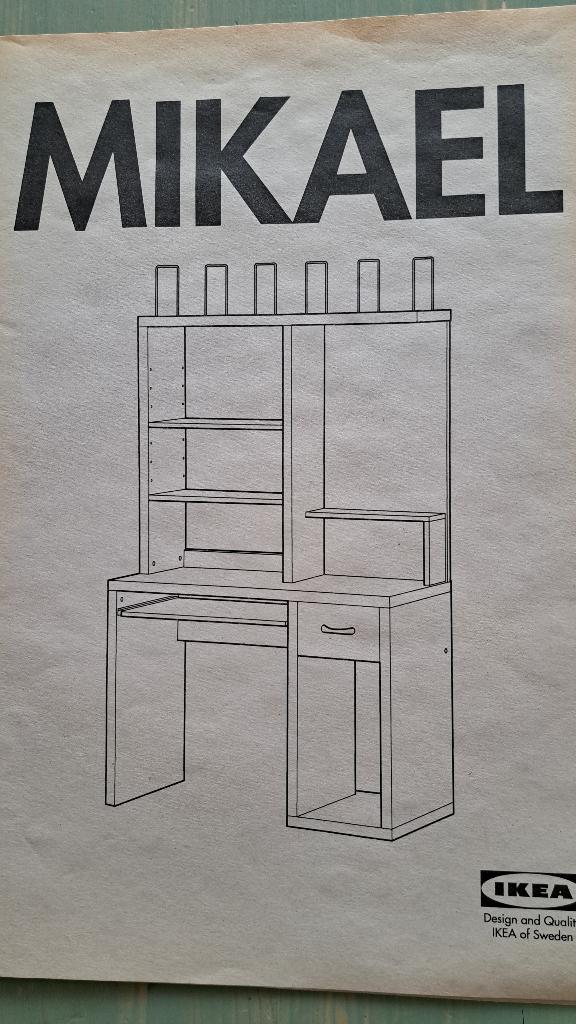Bureau, Ophalen, Zwart, Gebruikt, 104 cm