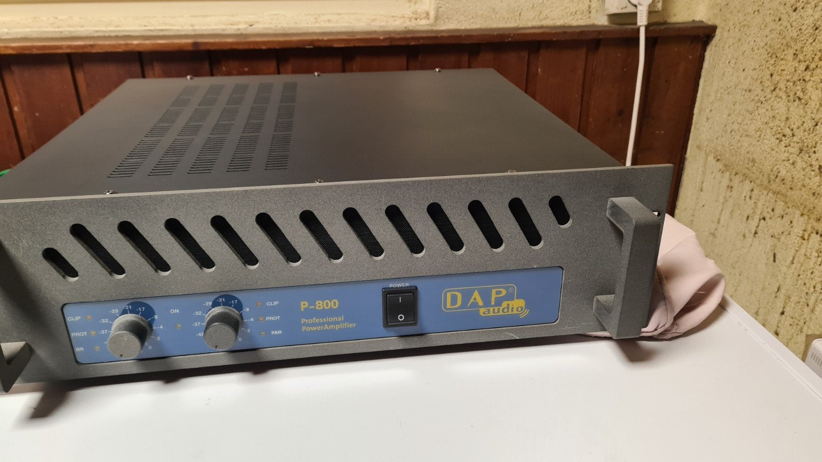 DAP Audio P-1800 Professional Power Amplifier, Ophalen of Verzenden, 120 watt of meer, Overige merken