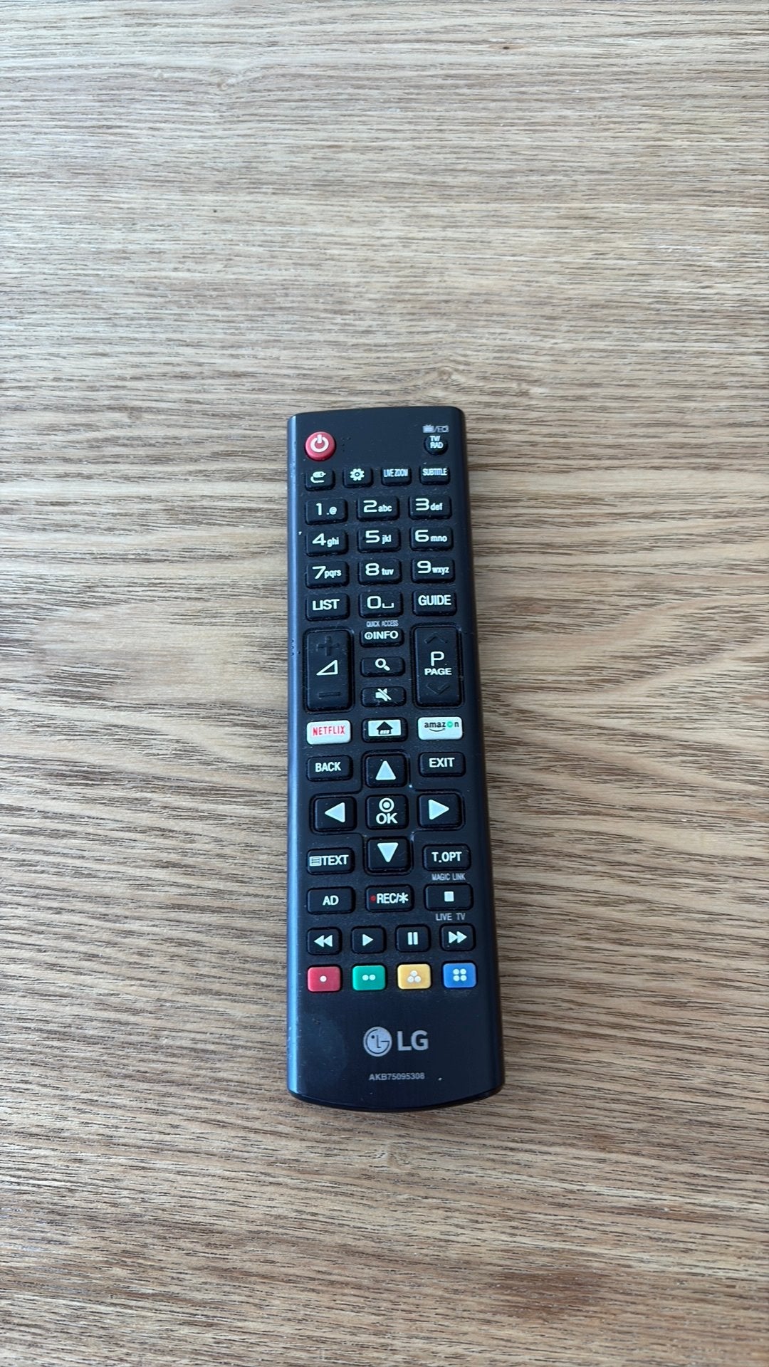LG afstandsbediening, Tv, Ophalen of Verzenden, Zo goed als nieuw, Origineel