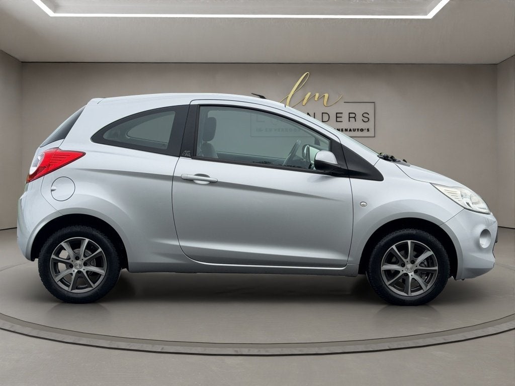 Ford Ka 1.2 Titanium 2009 ZILVER | Airco | APK | Benzine, Gebruikt, 1242 cc, 4 cilinders, 4 stoelen