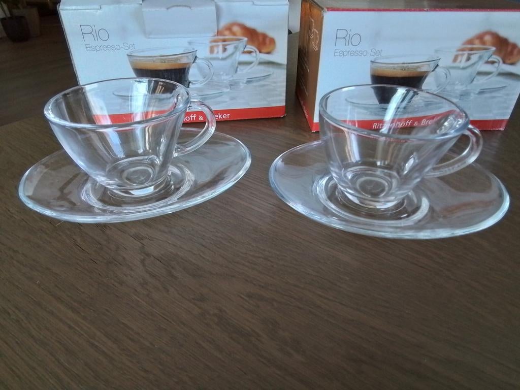 RITZENHOFF ESPRESSO-SETS 'RIO', Huis en Inrichting, Keuken | Servies, Nieuw, Ophalen of Verzenden, Overige stijlen, Kop(pen) en/of Schotel(s)
