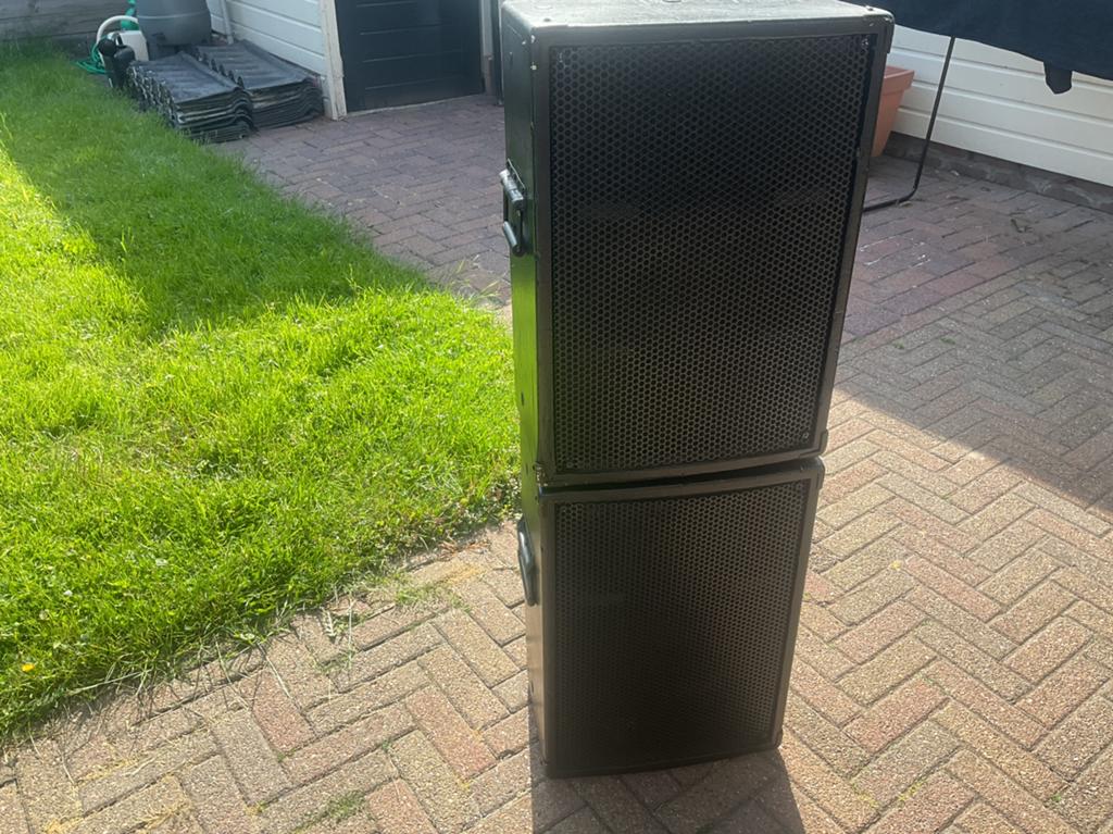 Dynacord mx 12 speakers., Ophalen, Gebruikt, 500 tot 1000 watt, P.A.
