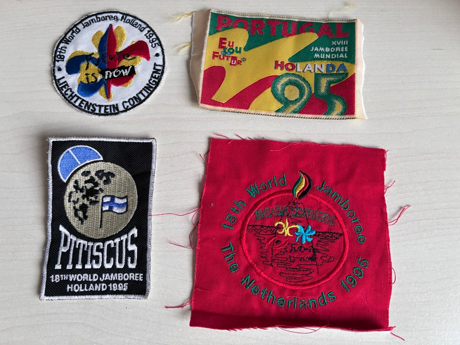 Wereld jamboree 1995, Ophalen of Verzenden, Zo goed als nieuw, Embleem, Speld of Insigne
