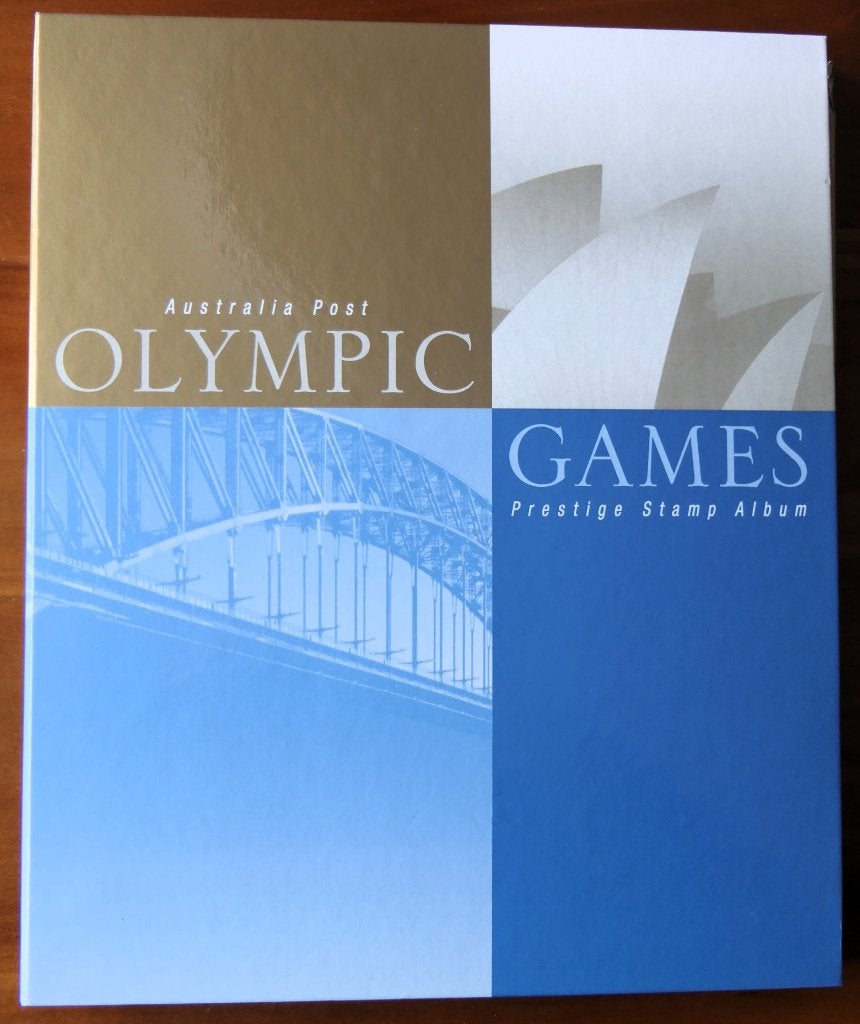 Speciale postzegelalbum Olympische Spelen Sydney 2000 , Ophalen of Verzenden, Gestempeld