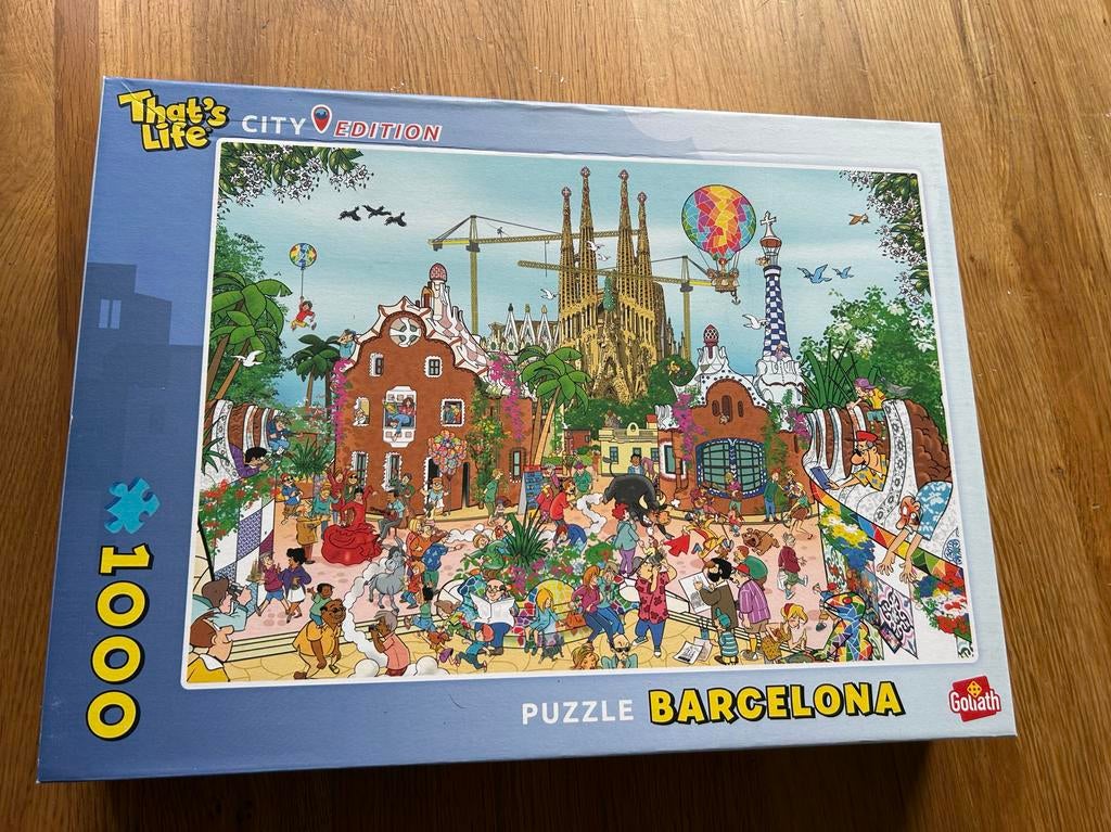 Jumbo That's Life City Edition Barcelona puzzel 1000 stukjes, Ophalen of Verzenden, Meer dan 50 stukjes, Zo goed als nieuw, 6 jaar of ouder