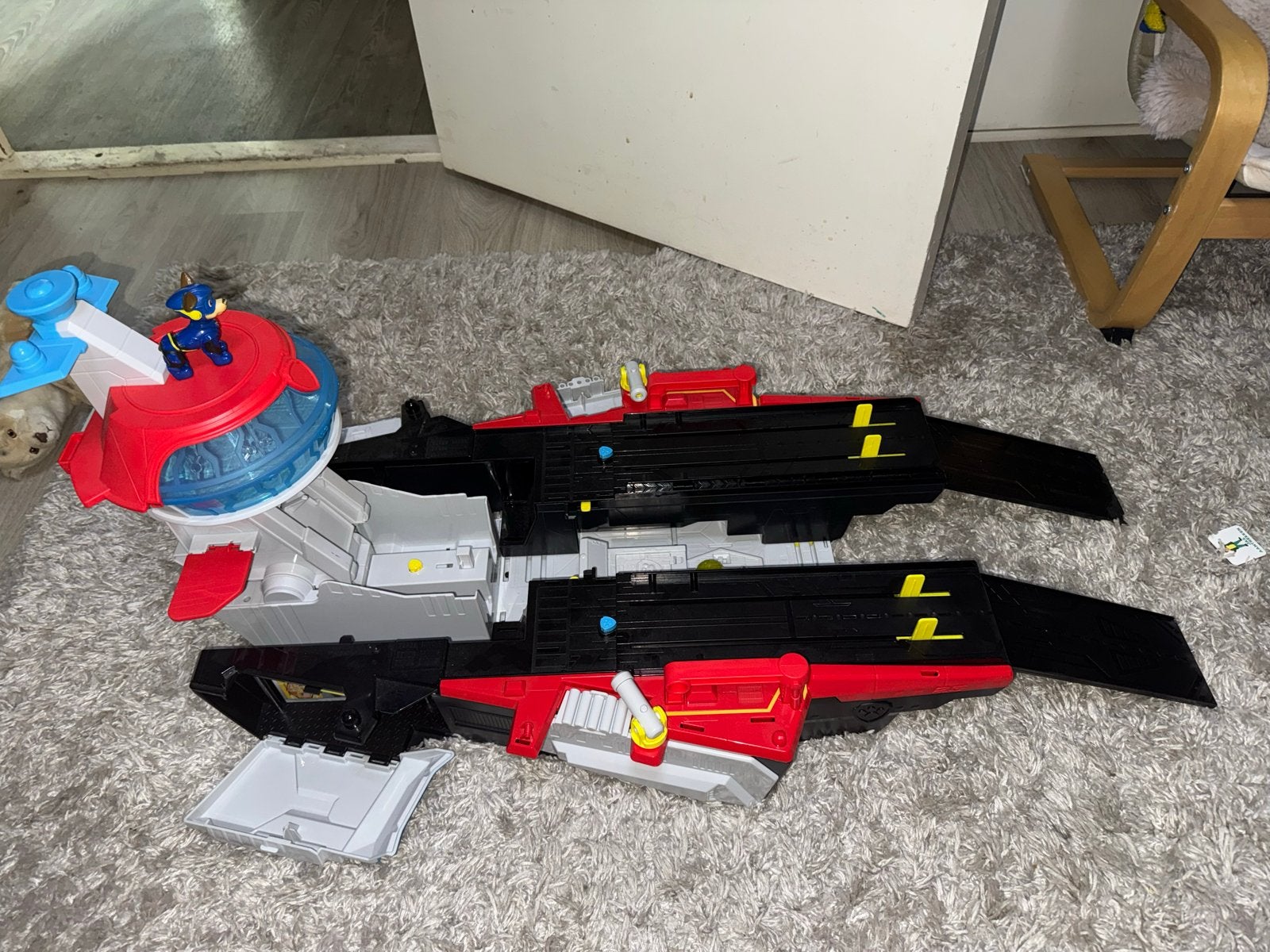 Paw Patrol Mighty Pups Super Paws Mighty Jet Command Center, Ophalen of Verzenden, Gebruikt