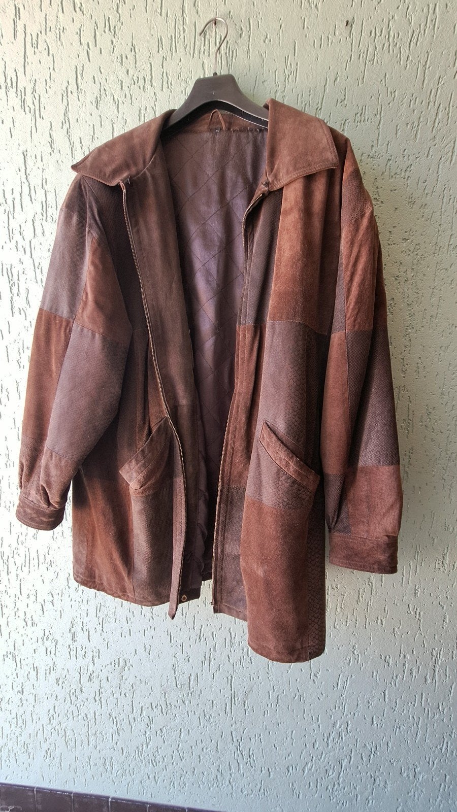 DINO'Z Leren Jas - Bruin - Maat 44 46 (xL), Kleding | Dames, DINO'Z, Bruin, Maat 42/44 (L), Ophalen of Verzenden