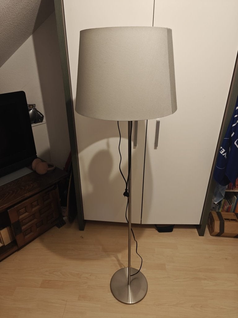 Nyfors Lamp Ikea, grijs, Ophalen, Gebruikt, Stof, 75 cm of meer