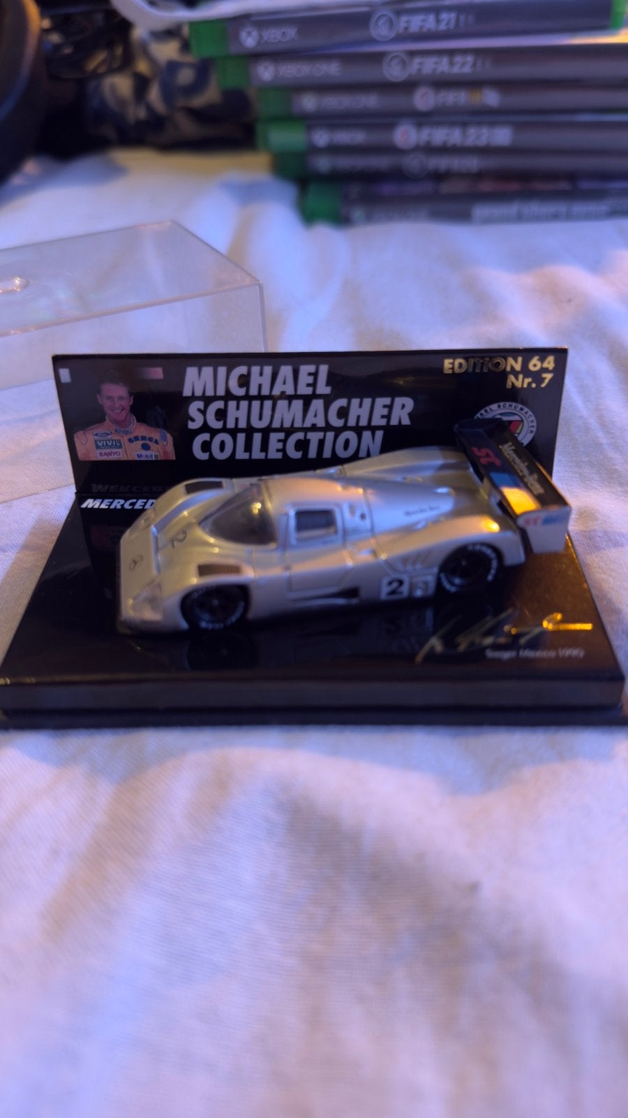 Minichamps 1:64 Michael Schumacher Mercedes Edition 64 Nr. 7, Ophalen of Verzenden, Zo goed als nieuw, Auto's