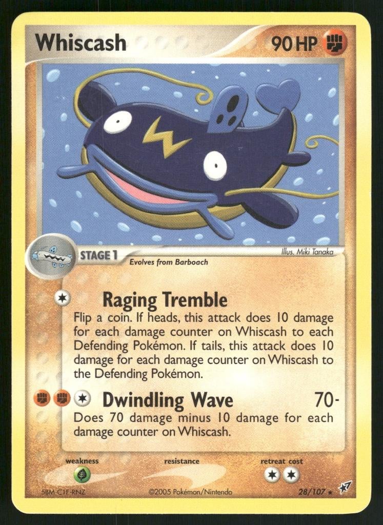 Whiscash 28/107 - Deoxys (NM), Verzenden, Gebruikt