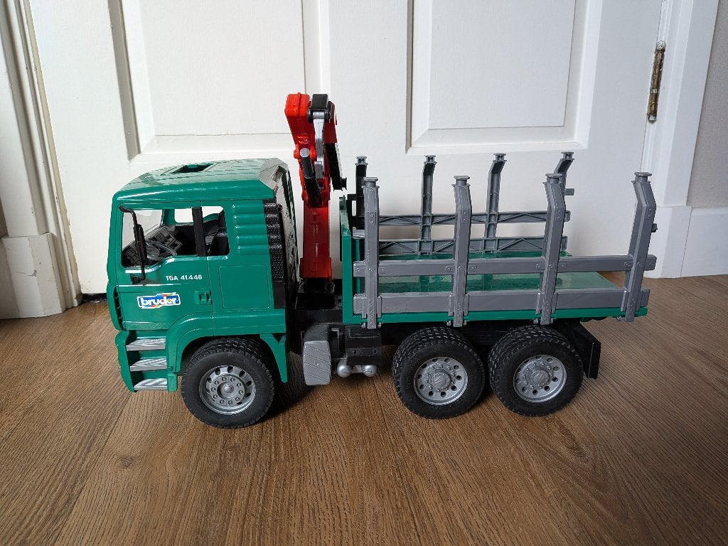 Bruder MAN Houttransport Vrachtwagen (02769), Ophalen, Gebruikt