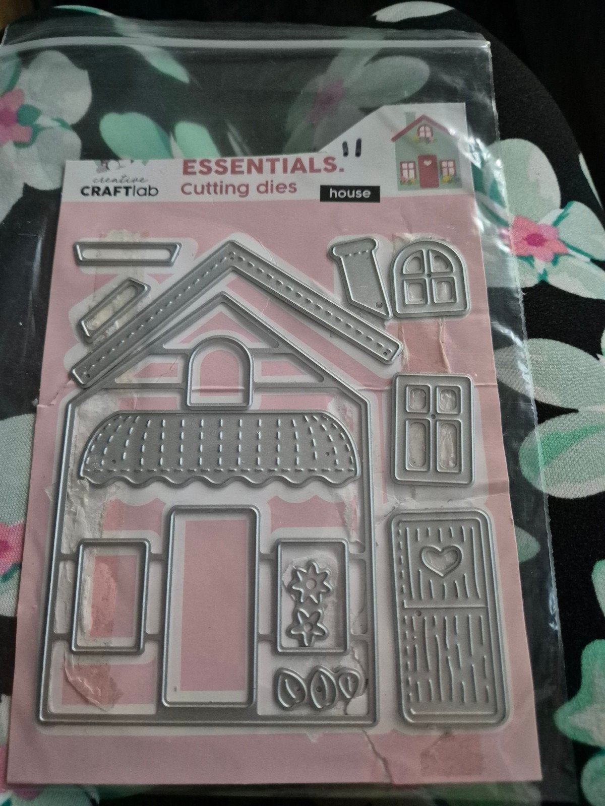 Creative CraftLab Cutting Dies - Huis, Zilver, Gebouwen, Gereedschap of Toebehoren, Nieuw