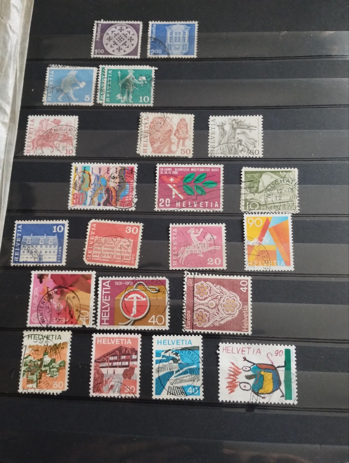 Postzegels Helvetia, Ophalen of Verzenden