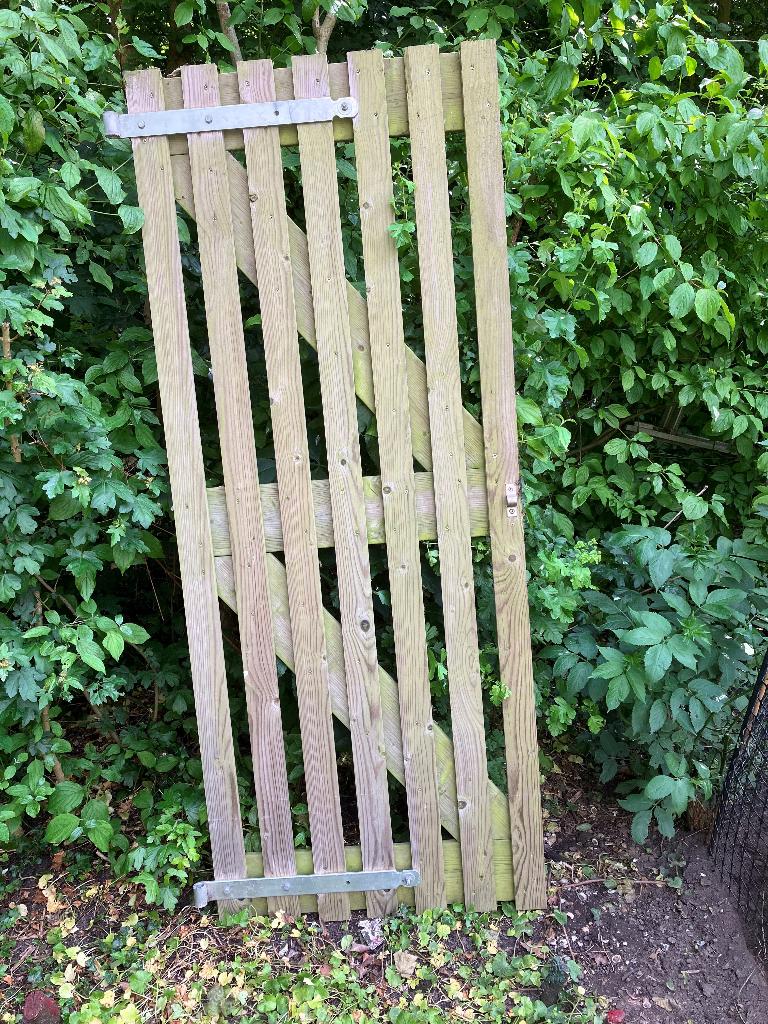 schuttingpoort, Tuin en Terras, Ophalen, Gebruikt, Minder dan 100 cm, Draaipoort