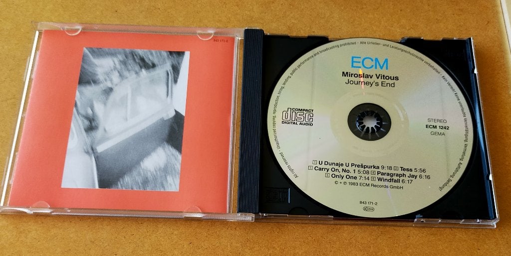 Miroslav Vitous - Journey's End CD 1983/199? ECM, Ophalen of Verzenden, Zo goed als nieuw, Jazz