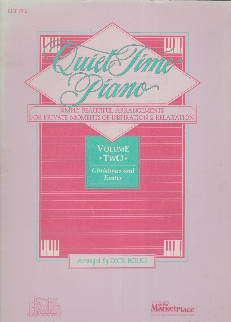 DICK BOLKS - QUIET TIME PIANO - VOLUME 2 - CHRISTMAS/EASTER, Muziek en Instrumenten, Gebruikt, Ophalen of Verzenden, Artiest of Componist