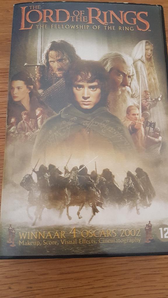 Vhs videoband the lord of the rings fellowship of the ring, Verzamelen, Ophalen of Verzenden, Overige typen