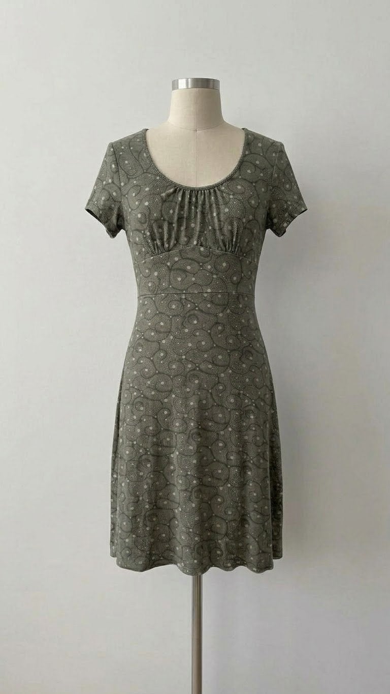 Le Lamour Jurk met Paisley Print - Maat S, Ophalen of Verzenden, Zo goed als nieuw, Maat 36 (S), Boven de knie