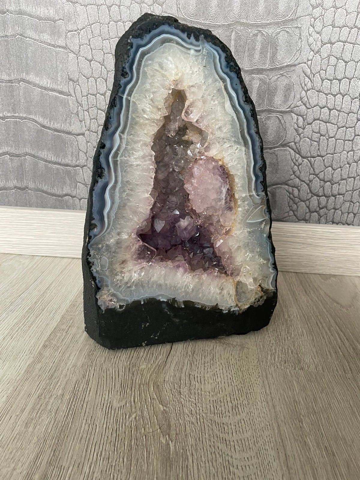 Prachtige amethist 6,6 kilo  27 cm hoog!, Verzamelen, Mineralen en Fossielen, Ophalen of Verzenden