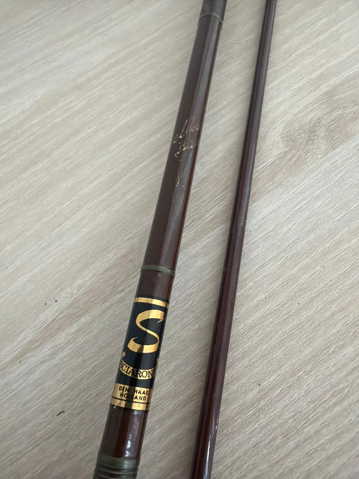 Sciarone Yellow Bass Spin Vlok Hengel - ca. 210 cm, Ophalen, Gebruikt, Werphengel
