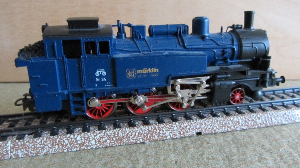 Märklin spoor H0 : BR-74 DB met  2 wagens - digitaal - 1/87, Wisselstroom, Ophalen of Verzenden, Märklin, Gebruikt