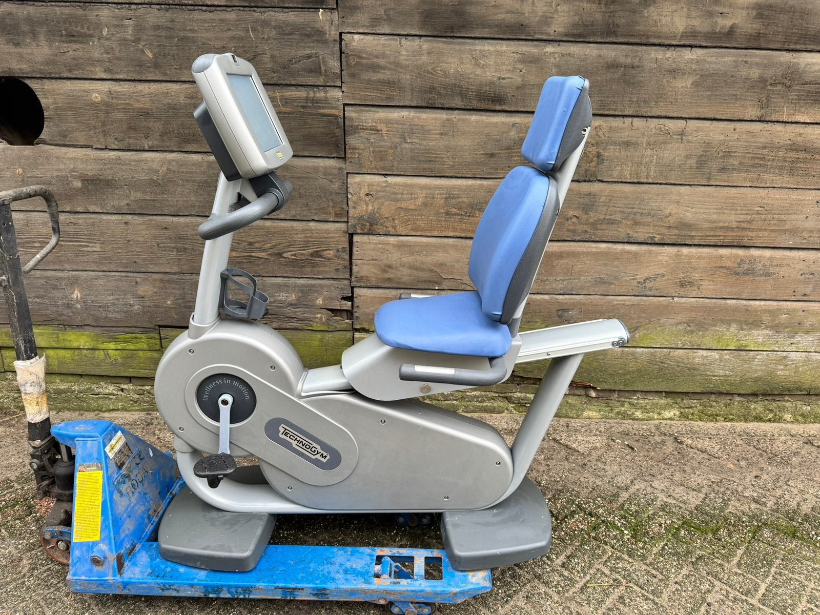 Technogym Ligfiets - Comfortabel en Effectief, Ophalen, Ligfiets, Gebruikt, Metaal