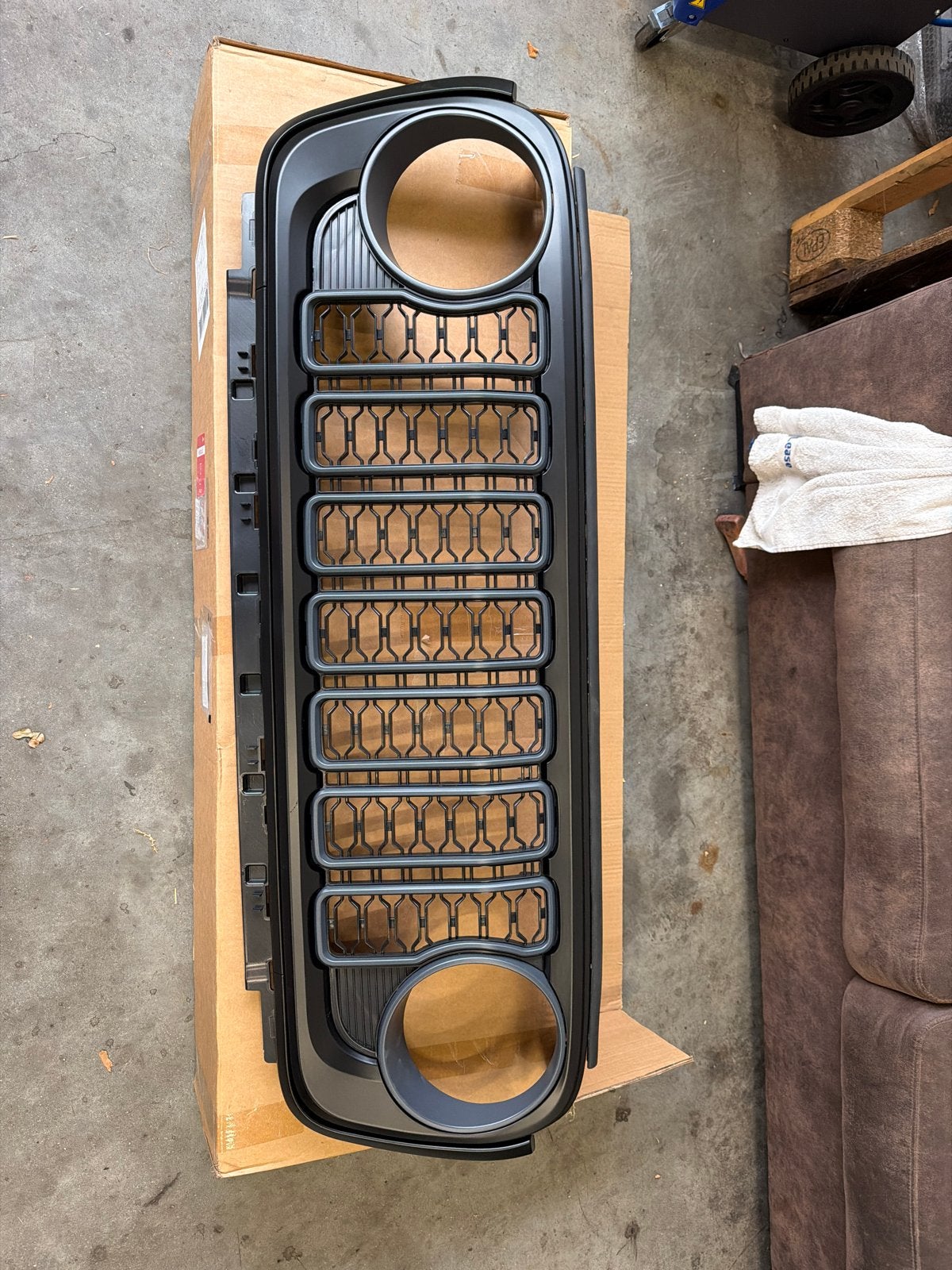Nieuwe Jeep Wrangler JL Grille - Zwart, Jeep, Voor, Nieuw, Ophalen of Verzenden