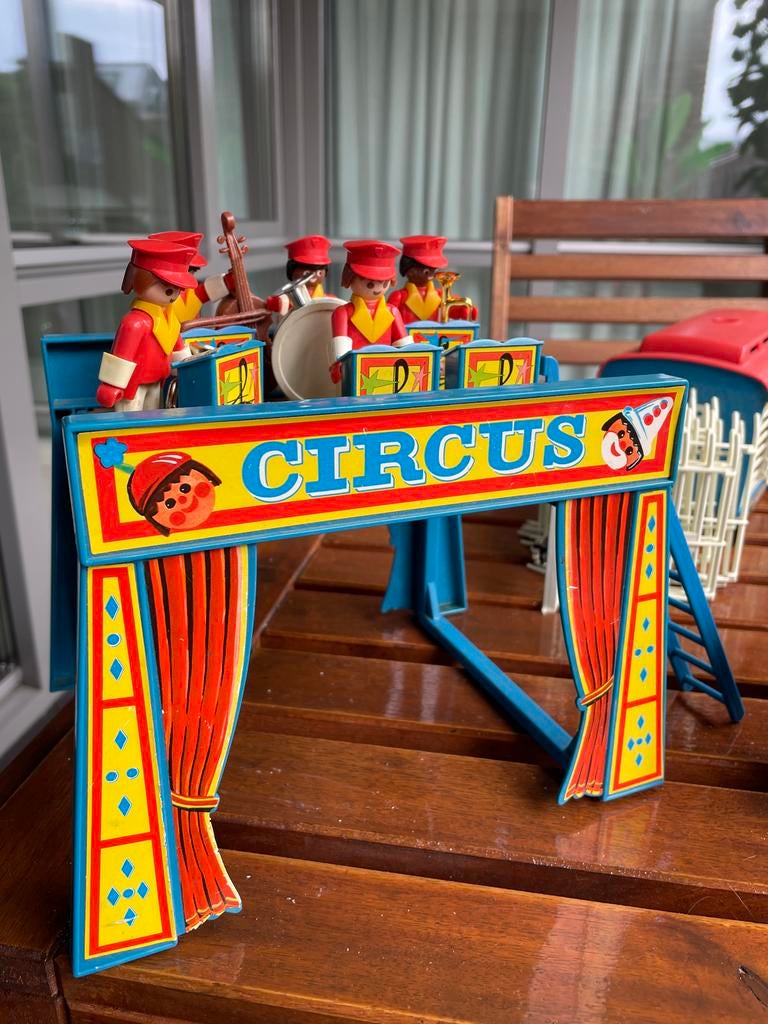 Vintage Playmobil Circus met Dieren en Figuren, Ophalen, Gebruikt