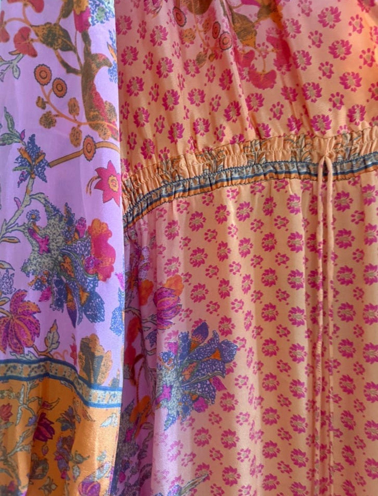 Luchtige Bindi jurk Viscose maat L/XL., Verzenden, Maat 42/44 (L), Nieuw, Oranje