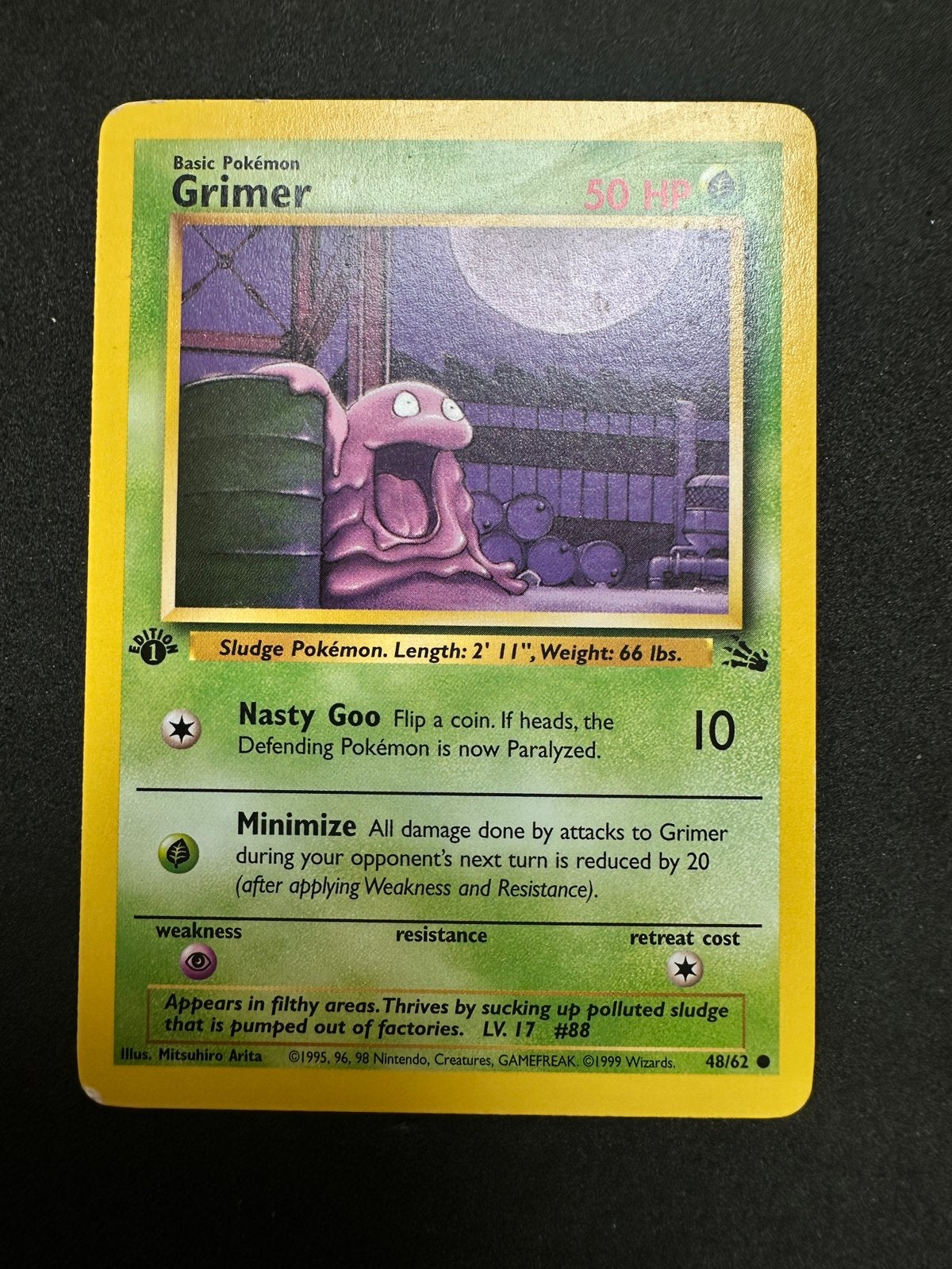 Grimer 48/62 Fossil 1st Edition, Verzenden, Zo goed als nieuw