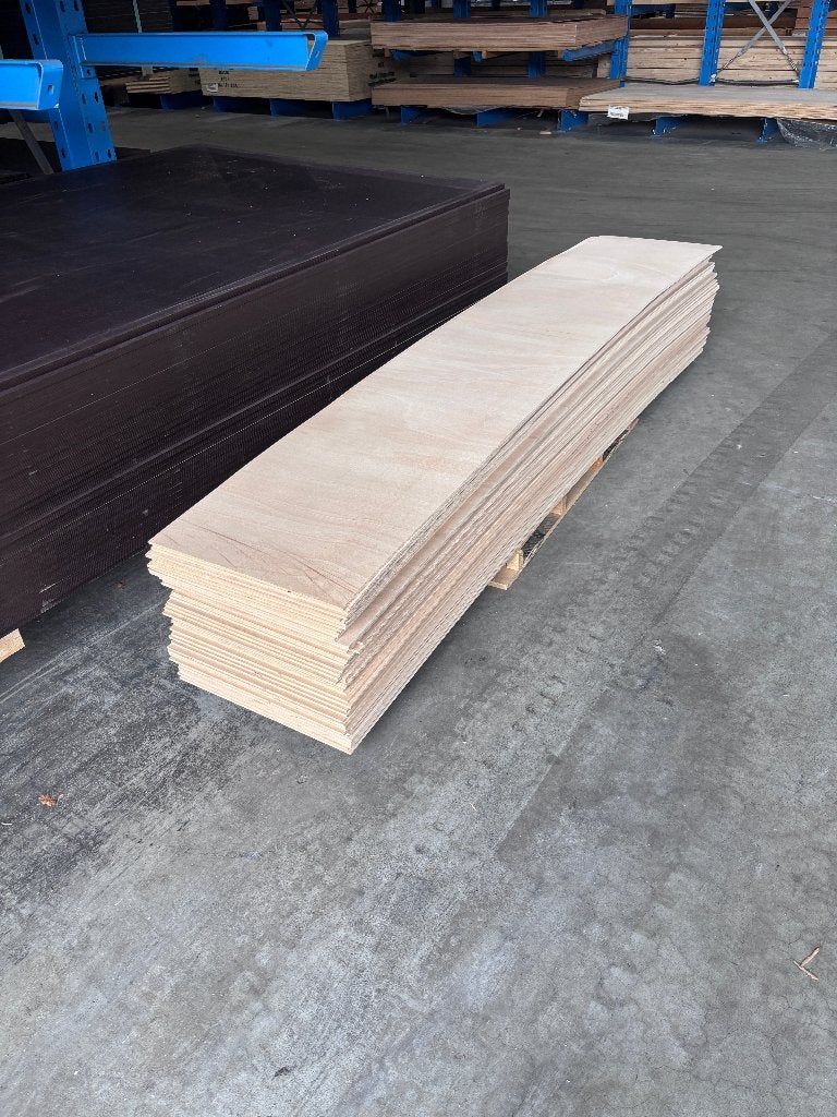 Buigtriplex Dwarsfineer 2500 x 470 x 7 mm AANBIEDING RESTANT, Ophalen of Verzenden, Nieuw, Multiplex, Minder dan 20 mm