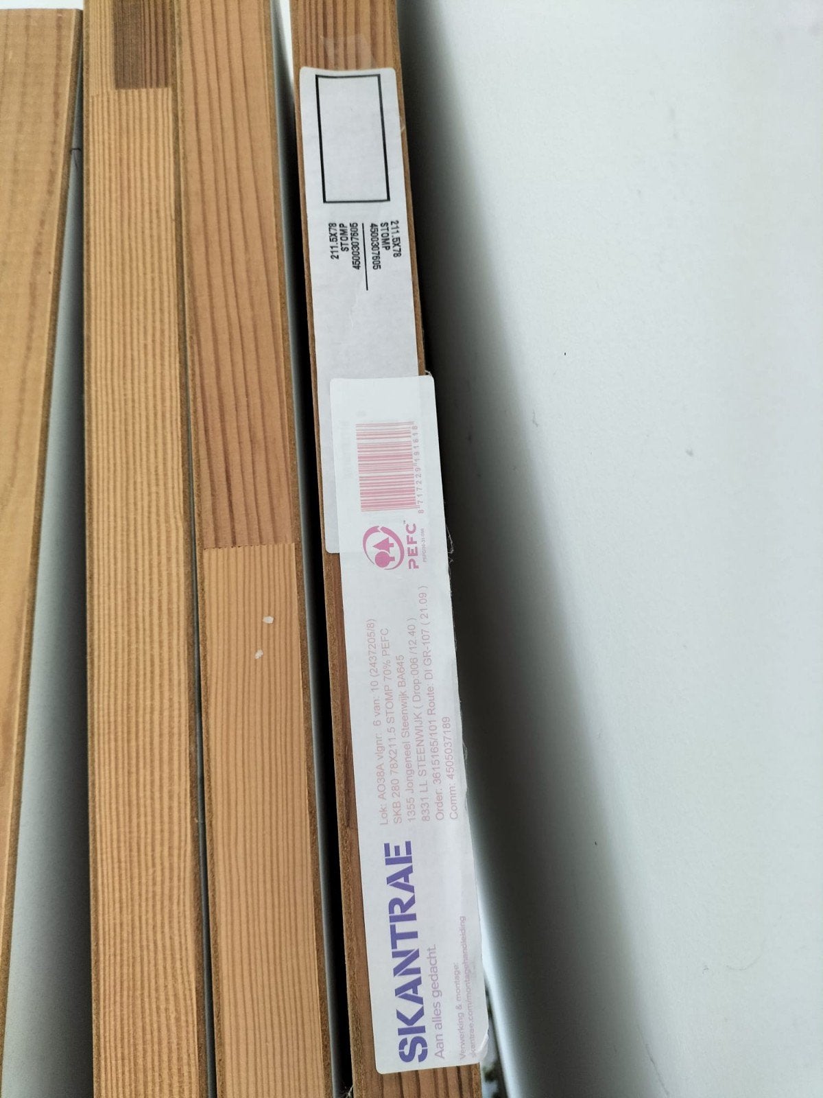 Stompen binnen deuren, Ophalen, Minder dan 80 cm, Binnendeur, Nieuw