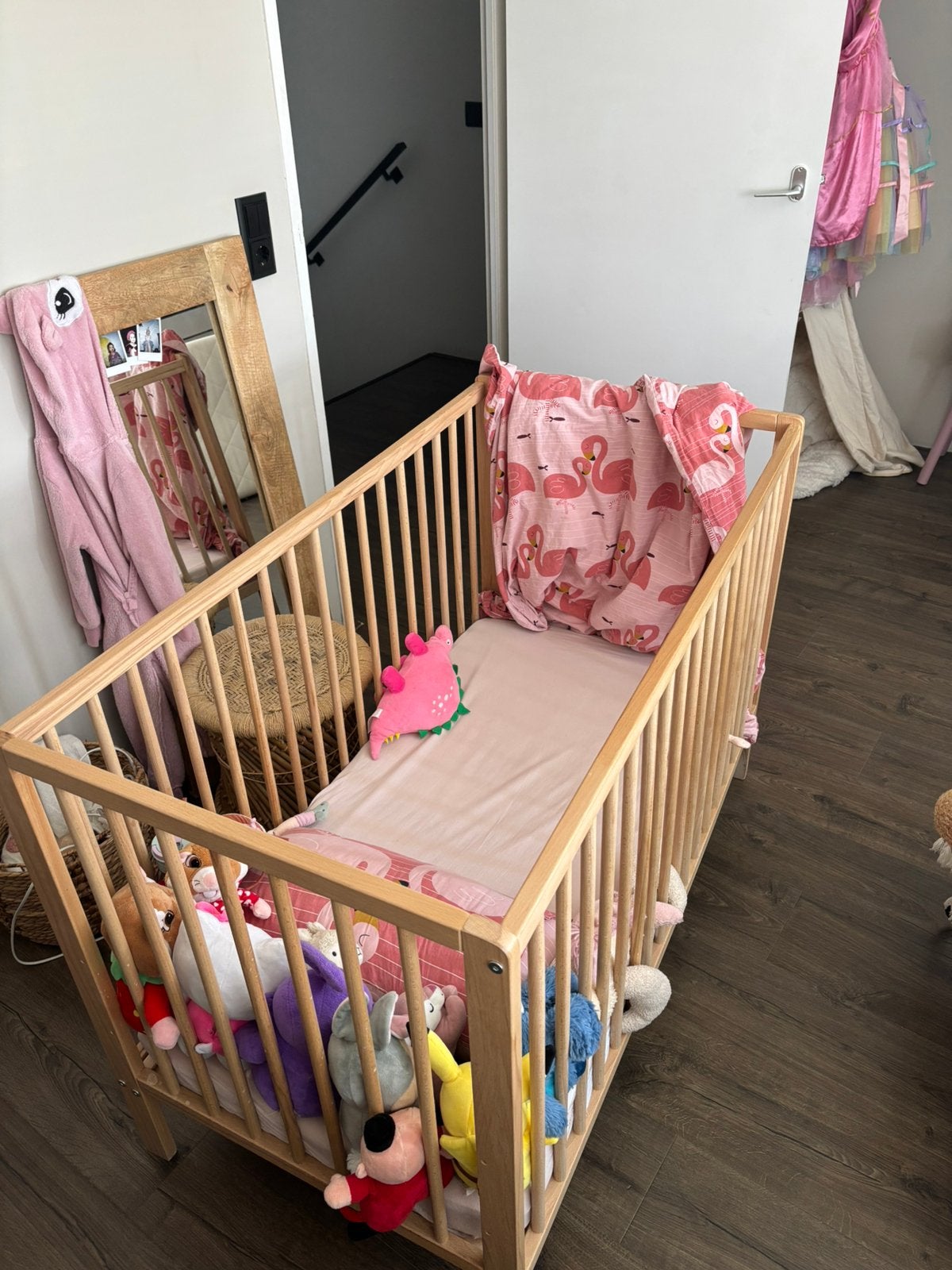 Ledikant, Ophalen, Zo goed als nieuw, Minder dan 140 cm, 70 tot 85 cm