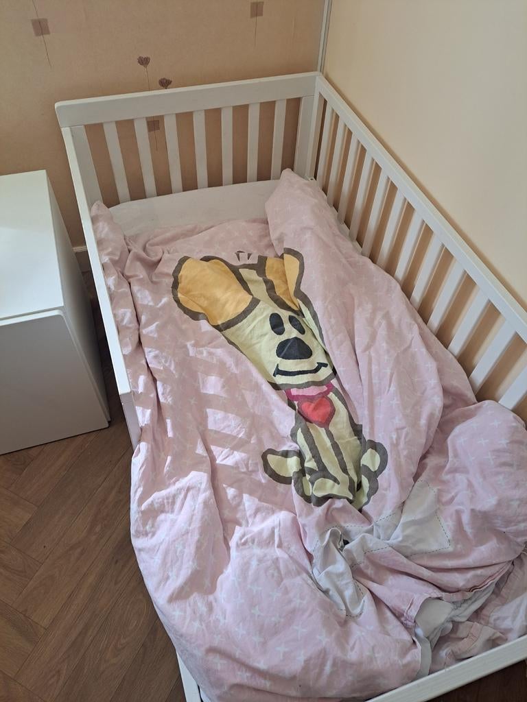 Hema deken met hoezen voor kinderbed, Huis en Inrichting, Gebruikt, Eenpersoons, Ophalen of Verzenden, Deken of Dekbed