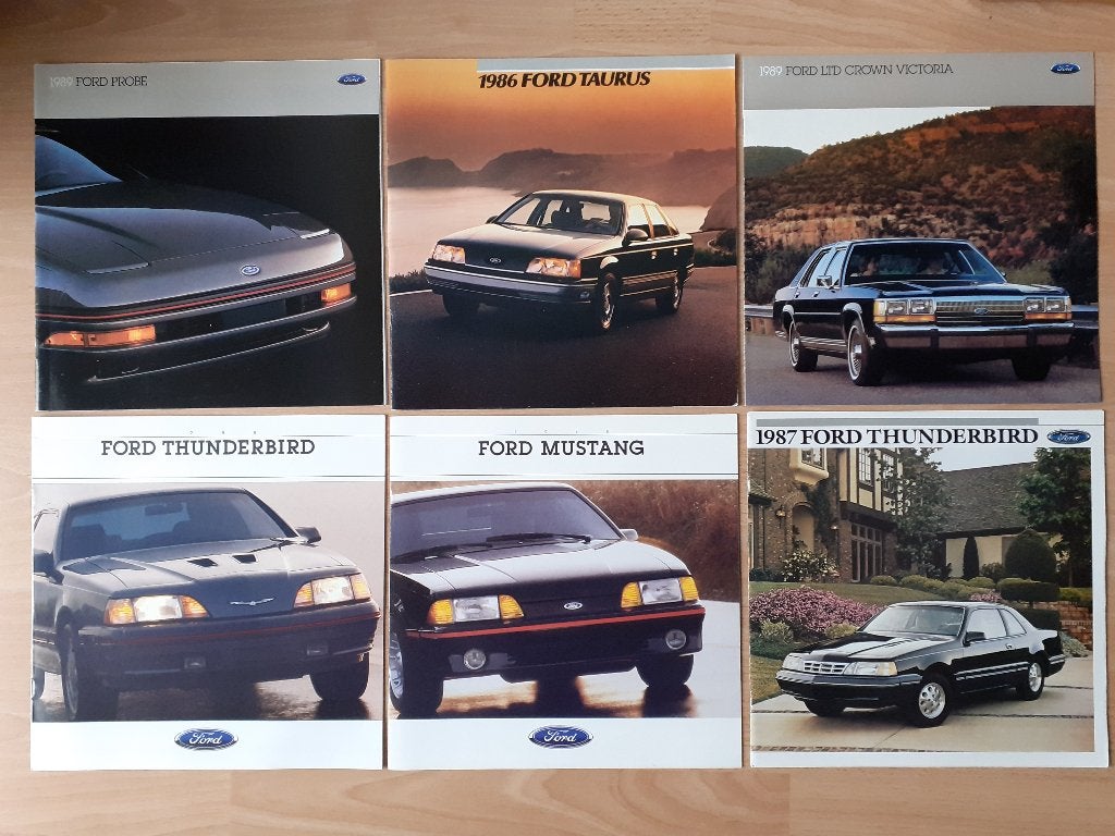 6 Ford USA folders nog nieuw € 9,00, Ford USA, Ford, Nieuw, Ophalen of Verzenden