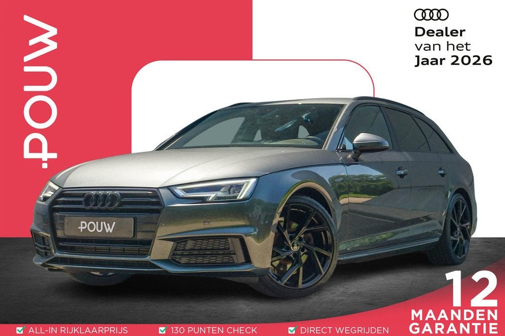 Audi A4 Avant 2.0 TFSI 190pk S-tronic MHEV Sport S line edit, Gebruikt, 1984 cc, Origineel Nederlands, Zilver of Grijs