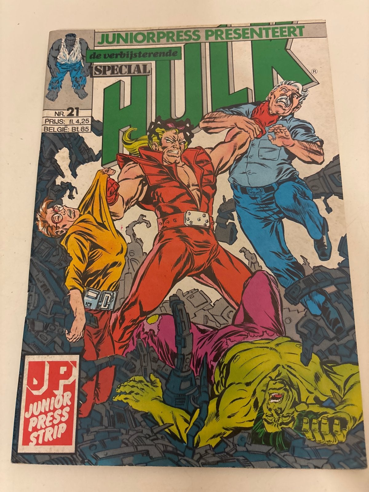 De Verbysterende Hulk Special - Juniorpress Nr. 21, Eén stripboek, Ophalen of Verzenden, Gelezen