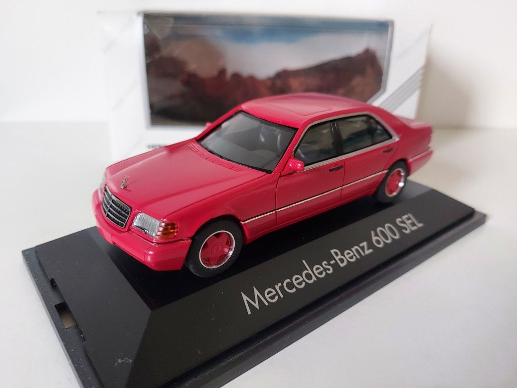 Herpa Mercedes-Benz 600 SEL V12 1991 nieuw in doos, Ophalen of Verzenden, Nieuw, Auto, Overige merken