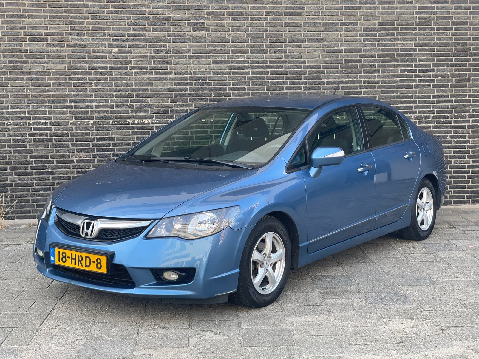 Honda Civic 1.3 Vtec Hybrid 4DR C-tr. 2009 Nap✅ Nieuwe Apk, Stof, Blauw, Origineel Nederlands, Bedrijf
