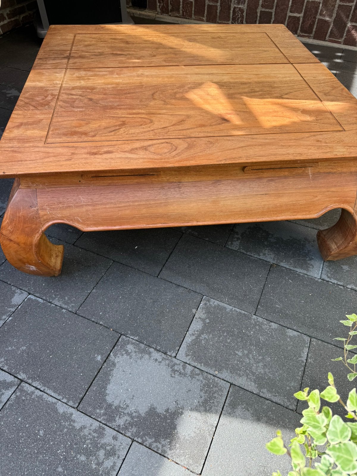 Opium tafel, Ophalen, Gebruikt, 50 tot 100 cm, 50 tot 100 cm