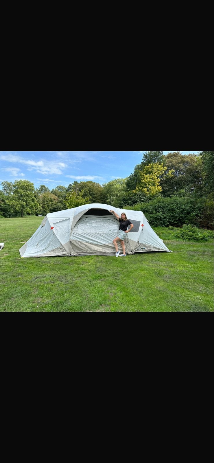 Quechua Illumin Fresh Luxe 4-persoons tent met licht, Ophalen of Verzenden, Gebruikt, Tot en met 4