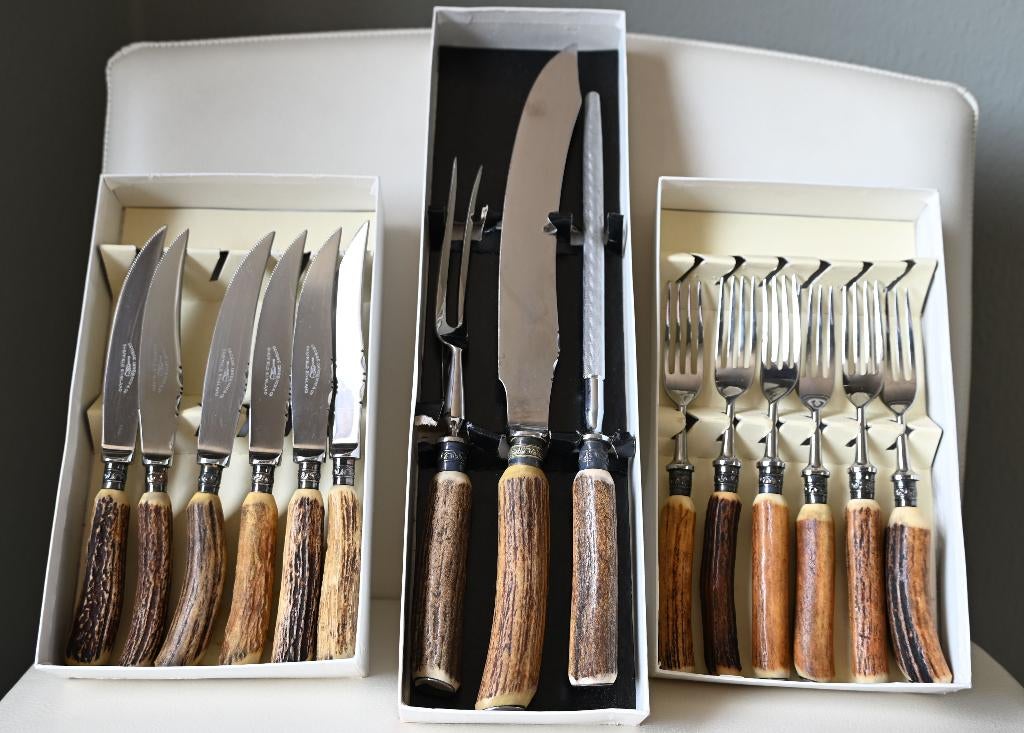 wildbestek George Ibberson, exclusief!, Huis en Inrichting, Keuken | Bestek, Zo goed als nieuw, Bestekset, Overige materialen