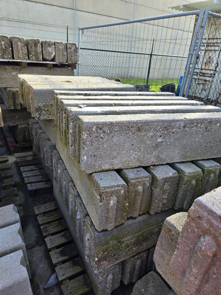 Betonbanden, Tuin en Terras, Tegels en Klinkers, Ophalen, Gebruikt, Overige typen, Minder dan 5 m²