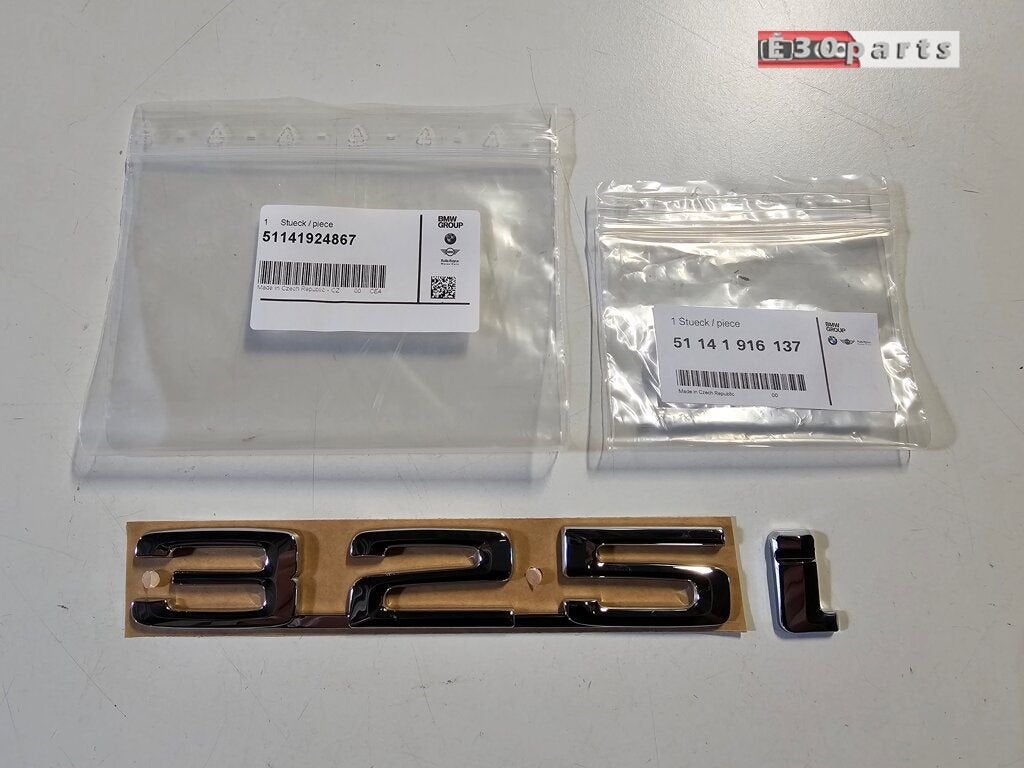 Embleem type aanduiding achterklep nieuw BMW 3 serie E30 325, -, -, Nieuw, Ophalen of Verzenden